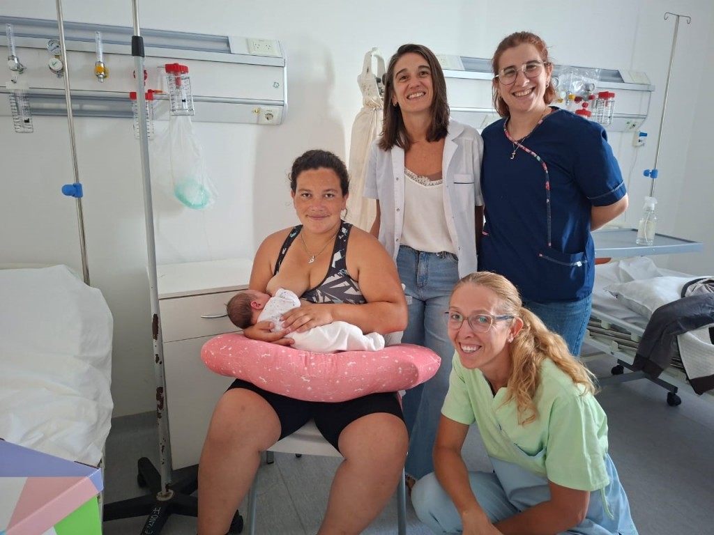 Hospital Miguel Capredoni: nació la primera bebé del año 2026, se llama Emma Fiorentino Charo