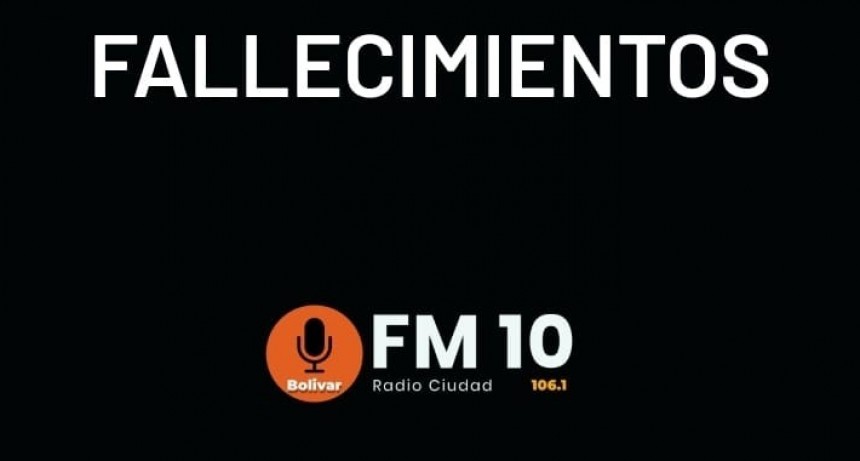 Falleció Elida Isabel Pezzali viuda de Fernández