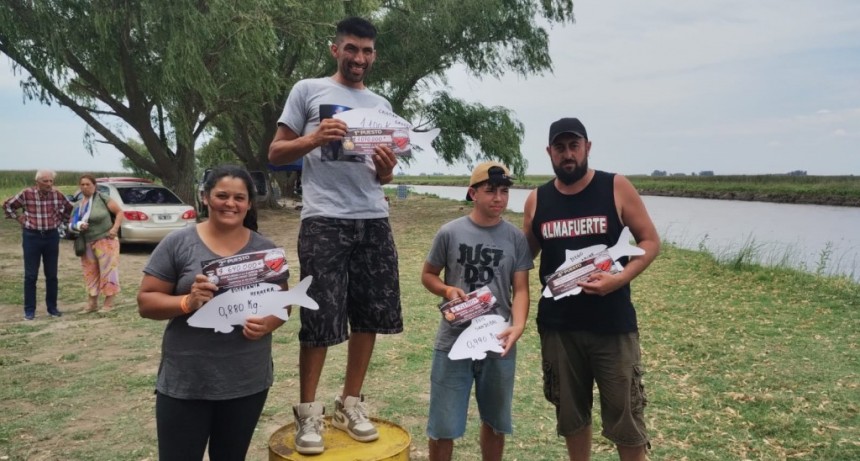 Club de Pesca “Las Acollaradas”, se disputó el concurso 