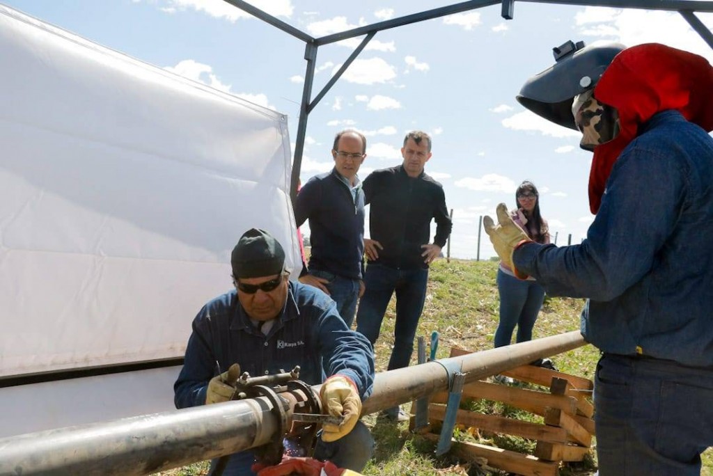 Avanza la obra de gas de Pirovano