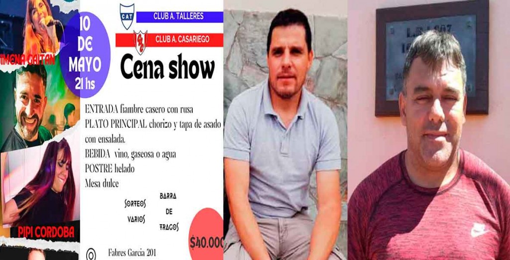 Talleres y Casariego organizan un cena show en conjunto, y en FM 10 hablamos con Franco Rojas y Adrián Fuster