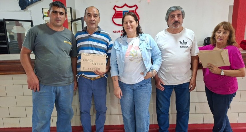 El Club Estudiantes hizo entrega de los premios correspondientes al quinto sorteo de su rifa