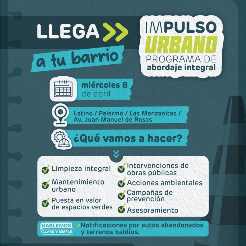 Impulso Urbano: una jueva propuesta municipal para llegar con soluciones concretas a cada barrio de Bol&iacute;var 