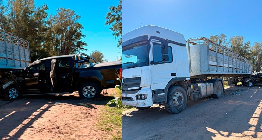 Se registr&oacute; un accidente en un camino rural, en inmediaciones a la localidad de Vallimanca