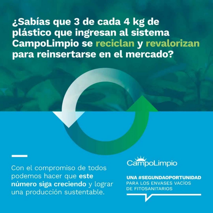 17 de mayo Día del Reciclaje: CampoLimpio nos recuerda a todos la importancia de lograr una producción sostenible