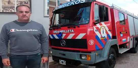 Bomberos Voluntarios de Urdampilleta trabajó este sábado, para extinguir el fuego en una vivienda, en FM 10 hablamos con Javier Carona, Jefe del Cuerpo Activo