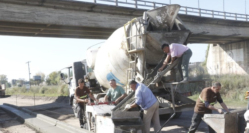Obras P&uacute;blicas: contin&uacute;an los trabajos sobre la avenida Jorge Mart&iacute;nez Boero 
