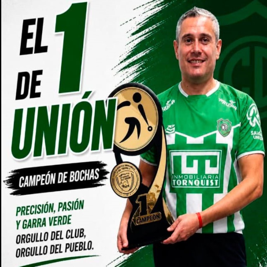 Sergio &Aacute;lvarez campe&oacute;n en Los Toldos representando a Tornquist