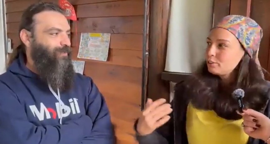 Tania y Marcos son dos ciudadanos portugueses que viajan en moto por el mundo, y llegaron a Bol&iacute;var para saludar asu amigo: Tom&aacute;s Sraiber