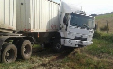 Despiste de camión de “La Bragadense”, en la ruta 5 sin consecuencias