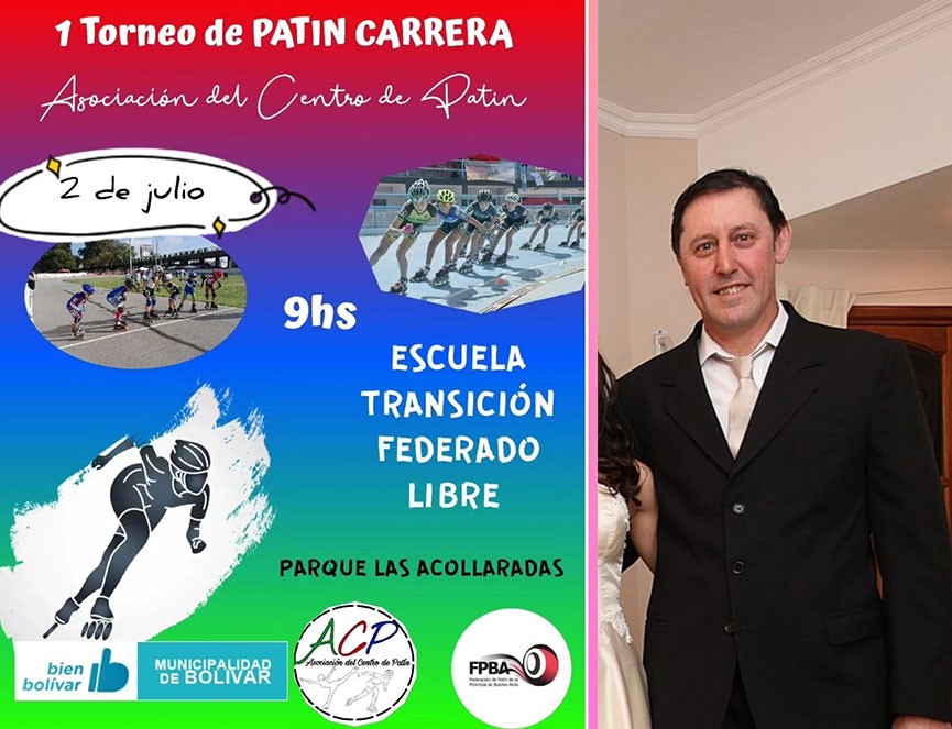 Omar Lapenta: “El primer torneo de patín carrera se reprogramó para el 2 de julio” 