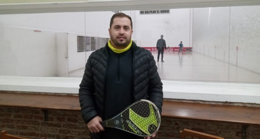 Federico Vicente: “Estamos haciendo un torneo de Categoría C y Mixto porque va a haber una renovación del trinquete”