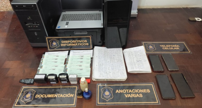Informe oficial SUB DDI de Bolívar: Desbaratan una organización delictiva mixta con integrantes de Bolívar y de Banfield (Lomas de Zamora)