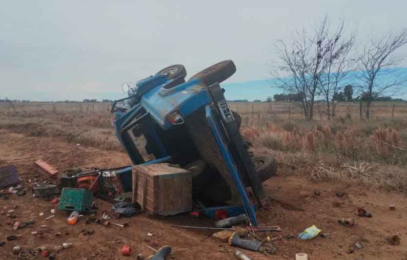 Falleció un Policía de Patrulla Rural, tras el vuelco de su camioneta particular