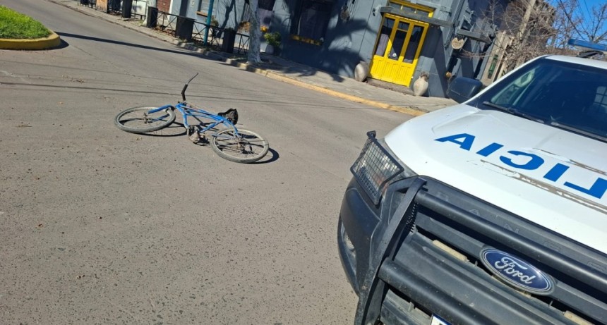 Una mujer fue trasladada al Capredoni por cuestiones preventivas, tras una colisi&oacute;n