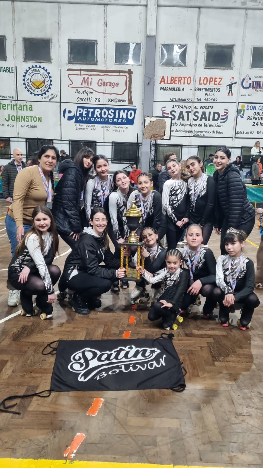 Graciela Martínez: “Participaron 18 patinadoras, nos fue muy bien, obtuvieron varios premios y todas con podio”