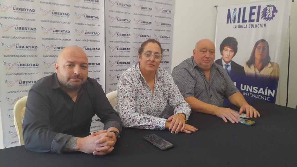 La Libertad Avanza pidió a los bolivarenses que acompañen a Javier Milei y agradecieron el apoyo de la comunidad de Bolívar