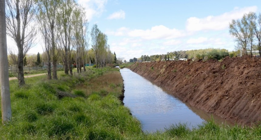 El Plan H&iacute;drico mostr&oacute; mejoras en el escurrimiento del agua en distintos sectores