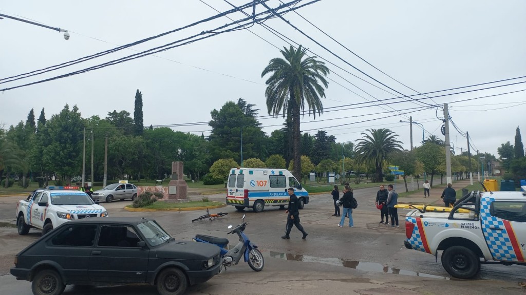 Una joven fue hospitalizada tras un accidente