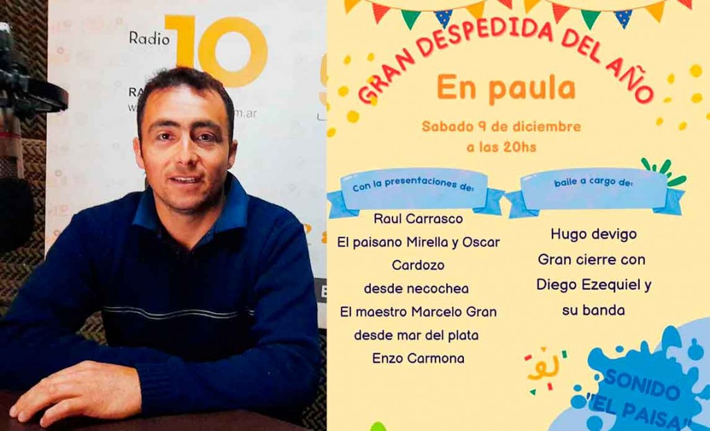 Ezequiel Karlau: “Esperamos que la gente de toda la zona nos acompañe, tenemos muy buenos espectáculos para disfrutar en este fogón”