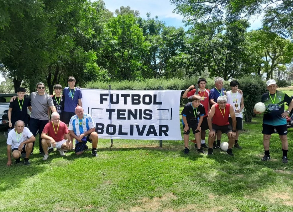 Fútbol Tenis: Se realizó el torneo impulsado y organizado por el CEF de Bolívar