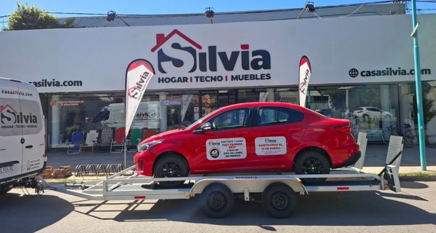 Casa Silvia sortea un Fiat Cronos cero kilómetro y más de 100 millones en premios, el último día de participación es el 31 de diciembre