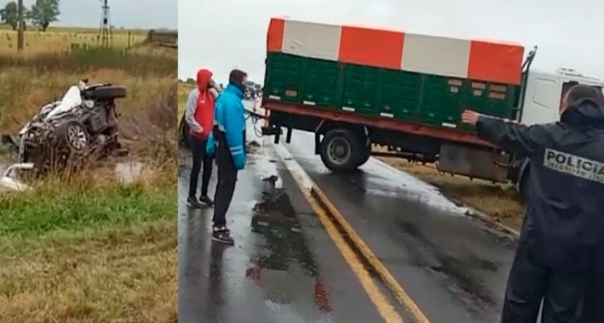 Falleció una niña de siete meses tras un violento accidente en ruta 5