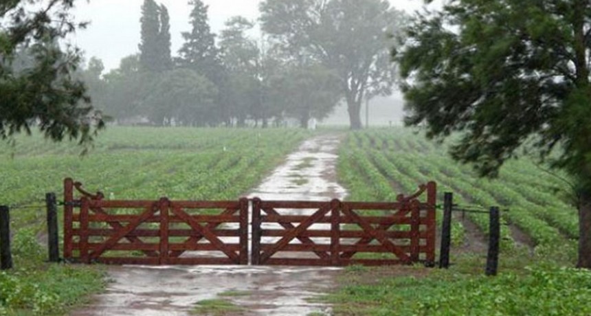 Datos finales de lluvias en el partido de Bolívar