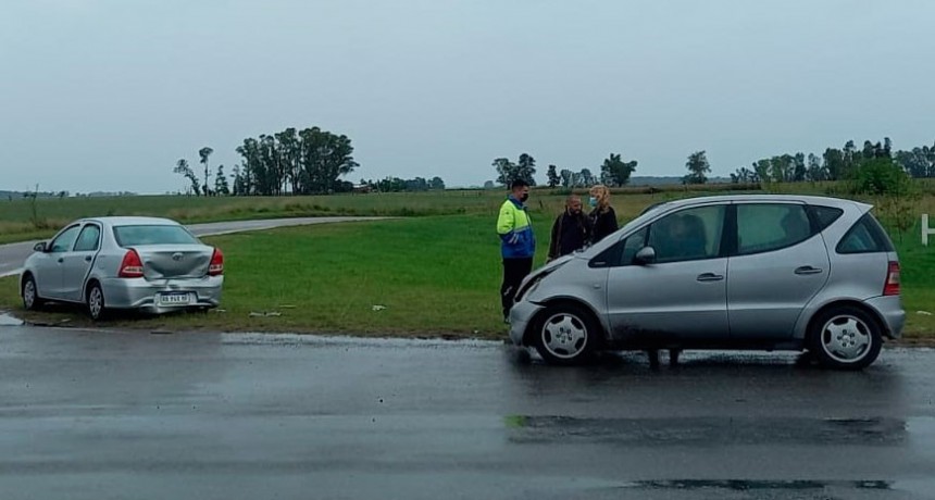 Colisi&oacute;n por alcance en ruta 205