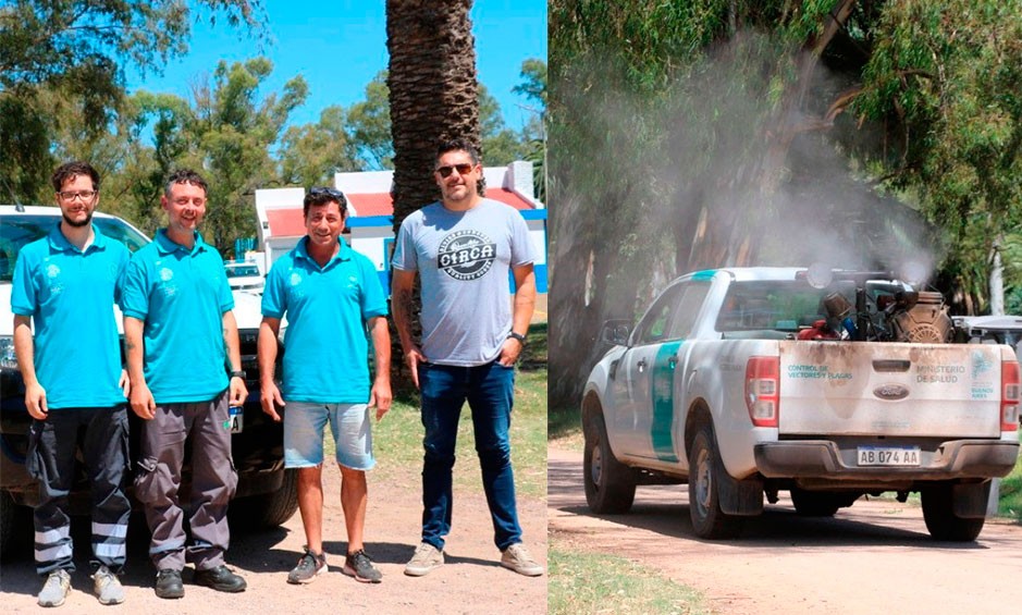 Zoonosis continúa con la Campaña de Pulverización en todo el partido de Bolívar