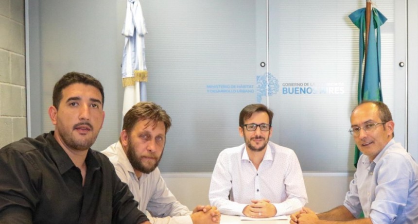 Pisano gestionó nuevas viviendas para el partido de Bolívar