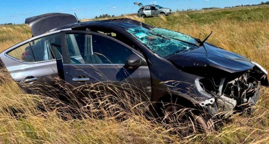 Ruta 205: Despiste con daños materiales y el conductor con heridas leves