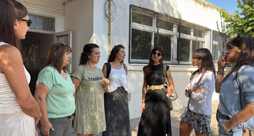 Programa de Infraestructura Escolar: María Laura Rodríguez recorrió la Escuela nº2