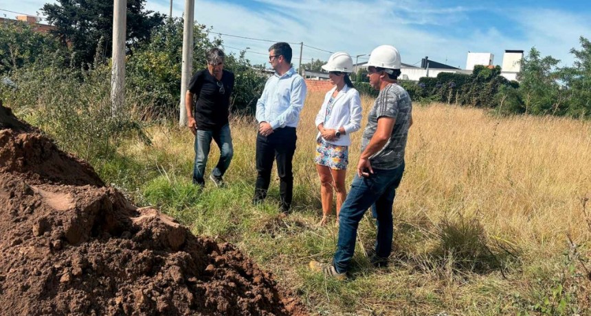 El Municipio ejecuta la ampliación de Red de Desagües cloacales  en barrio Colombo que beneficiará a 25 familias
