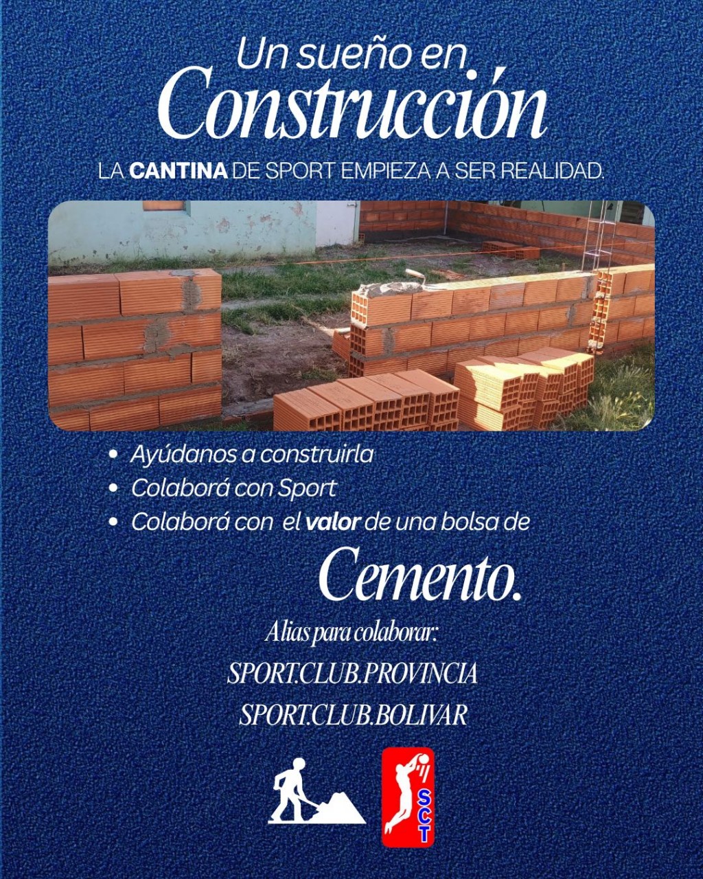 Un sueño en construcción: Sport Club comenzó con la obra para levantar la cantina