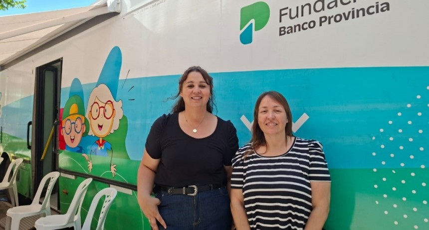 Magalí Tullio y Marianela Zanassi hablaron del Programa de la Fundación BAPRO, operativo que comenzó hoy en en Multiespacio del Cine Avenida