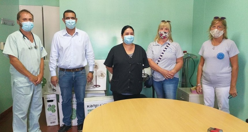 &lsquo;Uniendo Sonrisas&rsquo; concret&oacute; la donaci&oacute;n de 8 ventiladores a Pediatr&iacute;a del Hospital Sub Zonal &lsquo;Miguel Capredoni&rsquo;