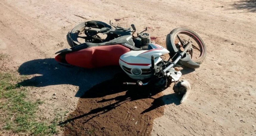 Un joven fue hospitalizado con graves lesiones a ra&iacute;z de un accidente en un camino rural