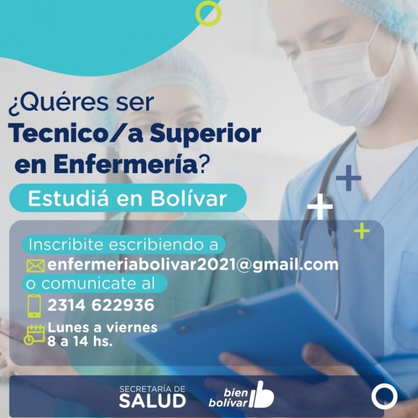 Se abrio la inscripci&oacute;n para la Tecnicatura en Enfermer&iacute;a