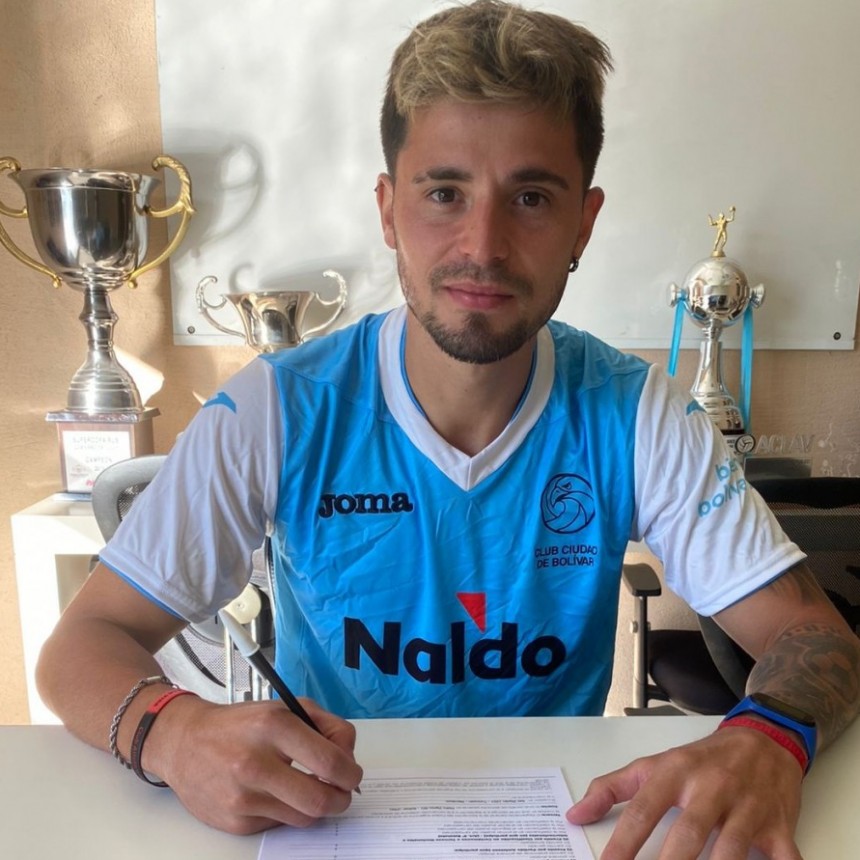 Matías Rojo ya es jugador del Club Ciudad de Bolívar