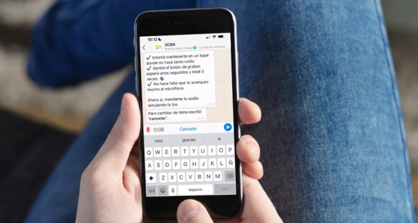 La Ciudad de Buenos Aires utiliza inteligencia artificial para analizar COVID en audios de WhatsApp