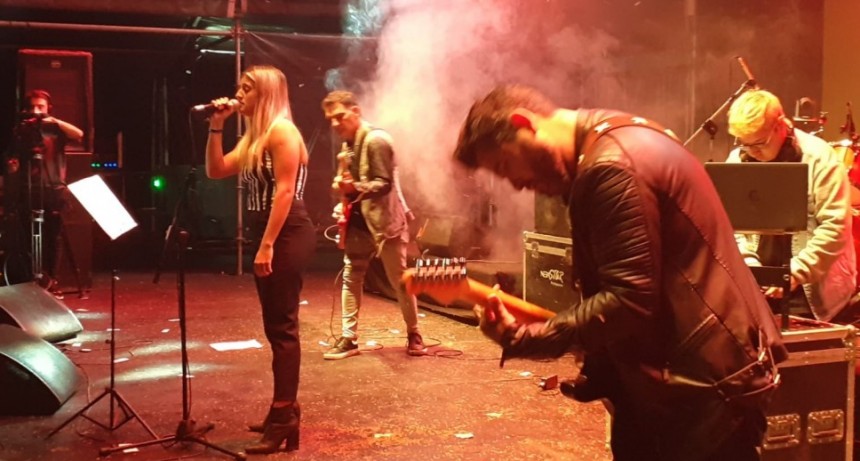 Zuma, una banda joven que viene creciendo, fue parte del festival