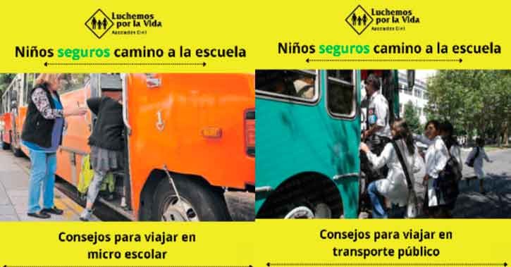 Se acerca el inicio de las clases y es importante pensar en la seguridad en el tránsito de los niños al ir y volver de la escuela