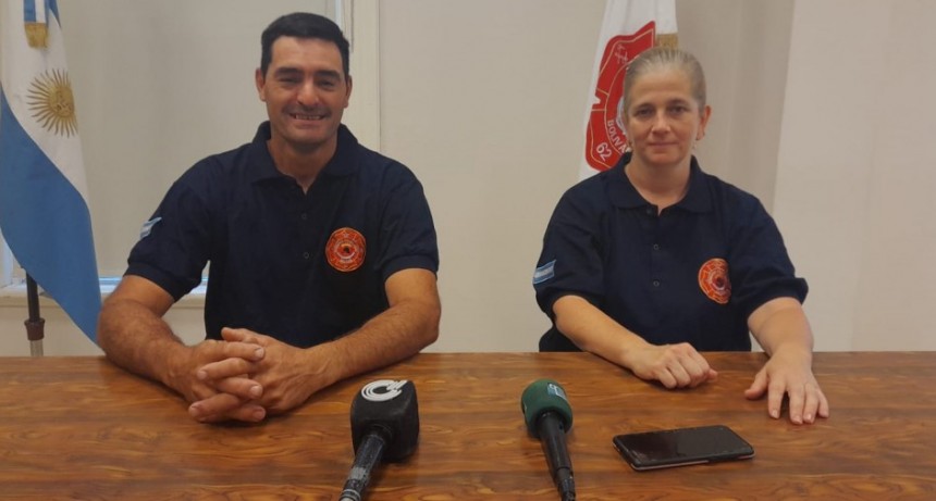 Bomberos Voluntarios realizó un resumen de su actividad emergente durante el temporal que se abatió sobre Bolívar