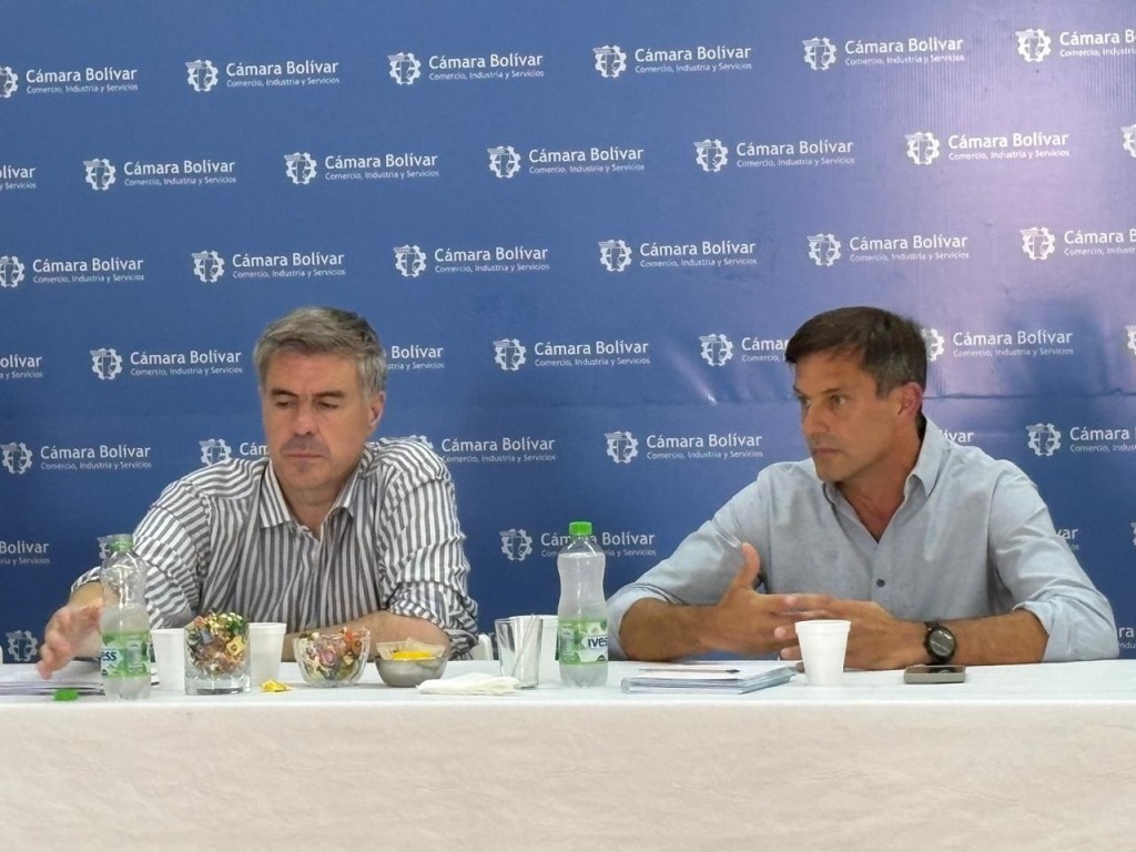 El intendente Bucca mantuvo un encuentro con la Cámara Comercial de Bolívar