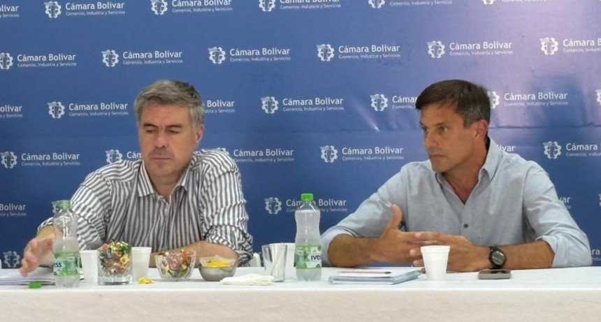 El intendente Bucca mantuvo un encuentro con la Cámara Comercial de Bolívar