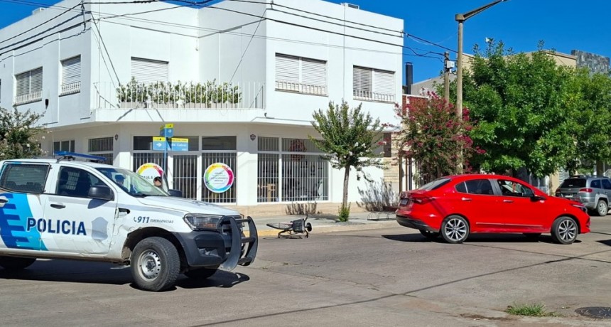 Una mujer fue hospitalizada tras una colisión 