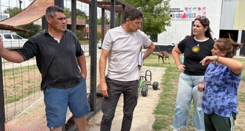 El Intendente Bucca visitó el espacio comunitario “Pequeños Gigantes”, que pronto celebra 10 años de existencia