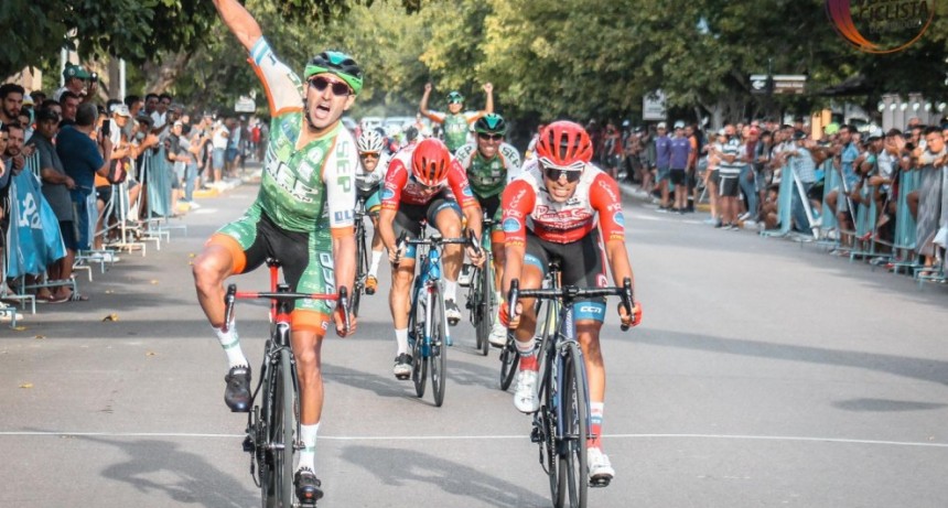 Juan Pablo Dotti de nuevo en lo m&aacute;s alto, se qued&oacute; con la quinta etapa de la Vuelta de Mendoza