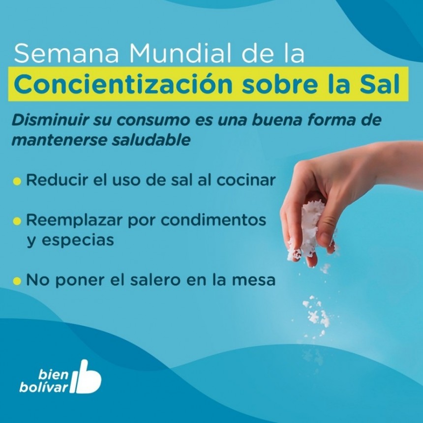 Semana Mundial de Concientizaci&oacute;n sobre el consumo de Sal